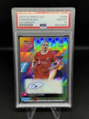 Darwin Nunez 2023 Topps Finest UEFA