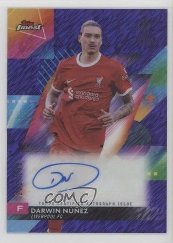 Darwin Nunez 2023 Panini Finest UEFA Club Competitions Purple Shimmer 131/199