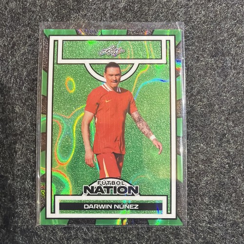 Darwin Nunez 2025 Leaf Futbol Green Lava Refractor 1/1