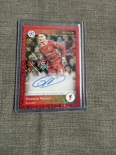 Darwin Nunez 2024 Topps Merlin Chrome /5