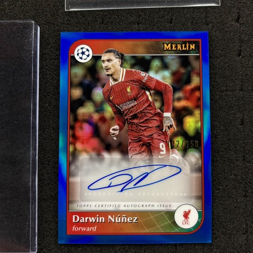 Darwin Nunez 2024 Topps Merlin Chrome Blue /150