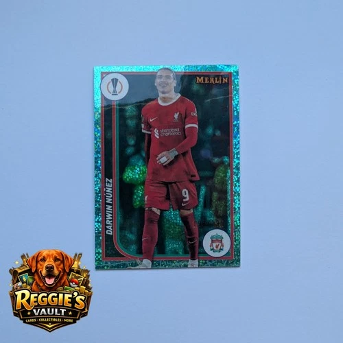 Darwin Nunez 2023 Topps Merlin Chrome Emerald #68