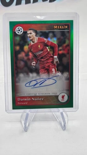 Darwin Nunez 2024 Topps Merlin Chrome True Green /99
