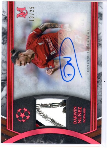 Darwin Nunez 2022 Topps Museum Ruby /25