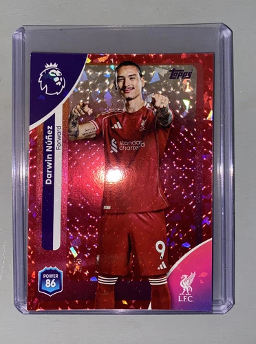 Darwin Nunez 2025 Topps Premier League Red Mini Diamond /5