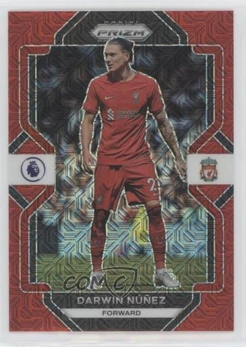 Darwin Nunez 2022 Panini Prizm Premier League Red Mojo 66/99