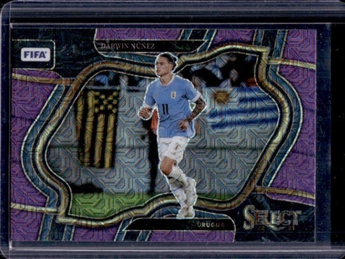 Darwin Nunez 2022 Panini Select FIFA Purple Mojo #248