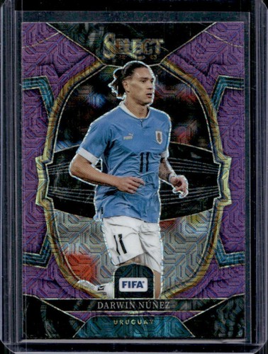 Darwin Nunez 2022 Panini Select FIFA Purple Mojo Terrace #97