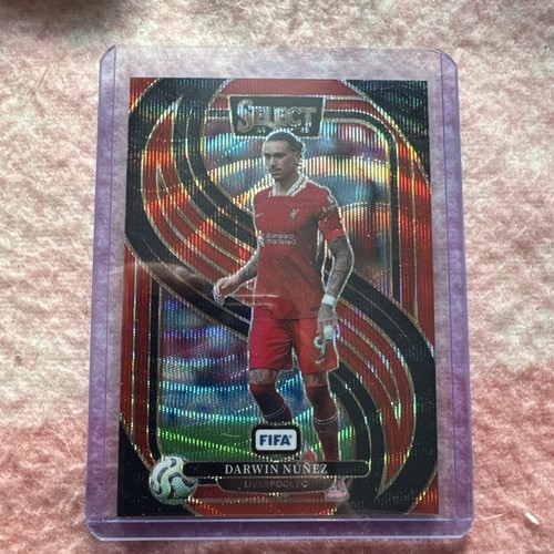 Darwin Nunez 2024 Panini Select FIFA Red Wave /59