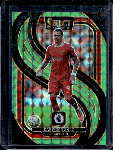 Darwin Nunez 2024 Panini Select Green Fluorescent /125