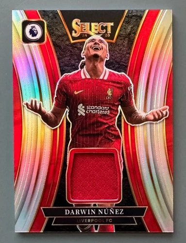 Darwin Nunez 2024 Panini Select Silver Prizm