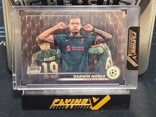 Darwin Nunez 2023 Topps Stadium Club Chrome Gold Refractor 1/1