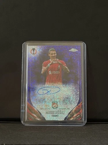 Darwin Nunez 2023 Topps Chrome UEFA Violet Speckle /299