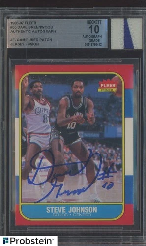 Dave Greenwood 1987 Fleer
