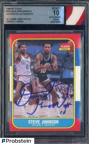 Dave Greenwood 1986 Fleer