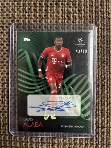 David Alaba 2021 Topps Champions League /99