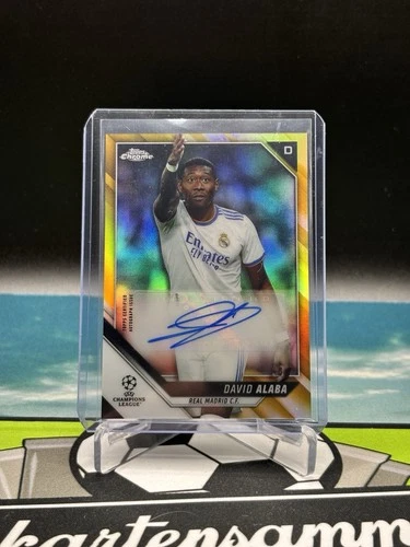 David Alaba 2022 Topps Chrome Gold /50