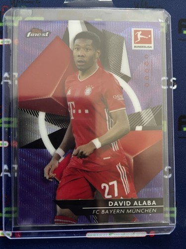 David Alaba 2021 Topps Finest Purple /250