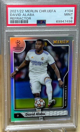 David Alaba 2021 Topps Merlin Chrome Refractor
