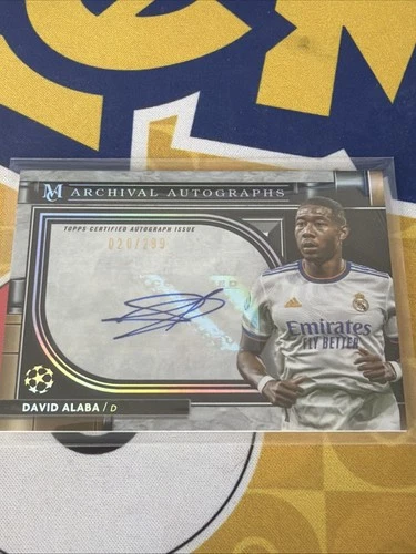 David Alaba 2021 Topps Museum 20/299