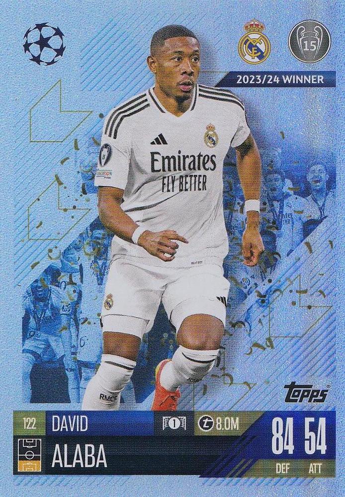 David Alaba 2024 Topps Match Attax UEFA Club Competitions