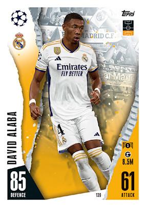 David Alaba 2023 Topps Match Attax UEFA Club Competitions