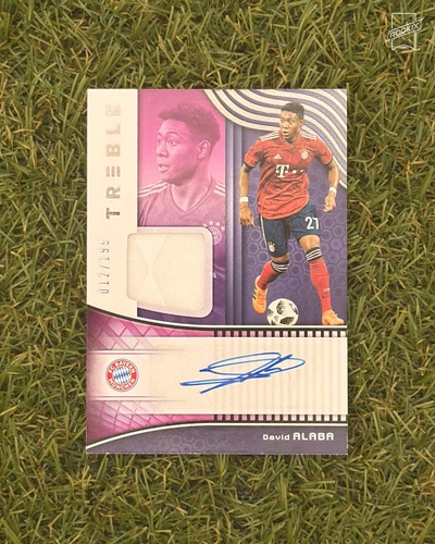 David Alaba 2018 Panini Treble Soccer /199