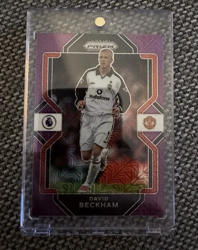 David Beckham 2022 Panini Chronicles Purple Mojo