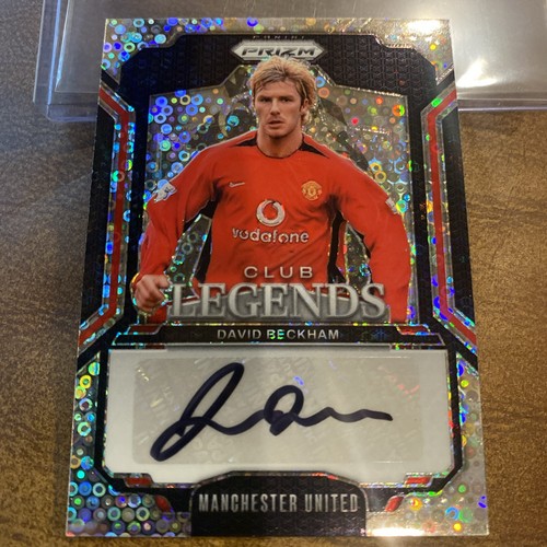 David Beckham 2025 Panini Prizm Premier League Black Ink Disco