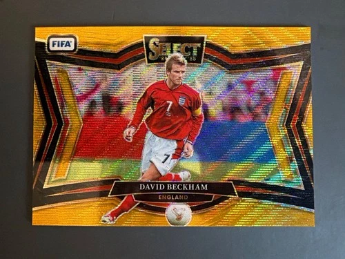 David Beckham 2024 Panini Select Gold Prizm /10