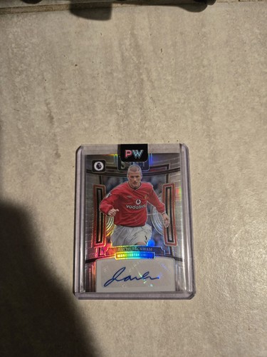 David Beckham 2024 Panini Select Premier League Silver Prizm