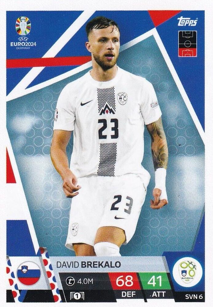 David Brekalo 2024 Topps Match Attax UEFA EURO