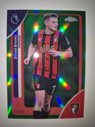 David Brooks 2025 Topps Chrome Green Refractor /99
