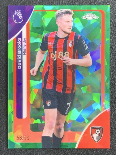 David Brooks 2025 Topps Chrome Green Sapphire /99