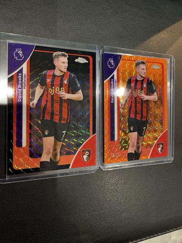 David Brooks 2025 Topps Chrome Premier League /10, /25