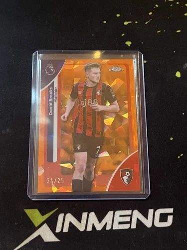 David Brooks 2025 Topps Premier League Sapphire Orange /25