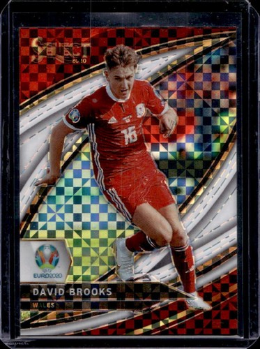 David Brooks 2020 Panini Select White Prizm /60