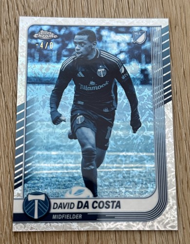 David da Costa 2025 Topps Chrome Frozen Refractor /40