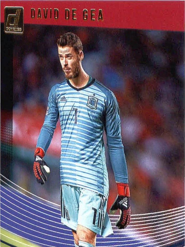 David de Gea 2018 Panini Donruss Soccer 14