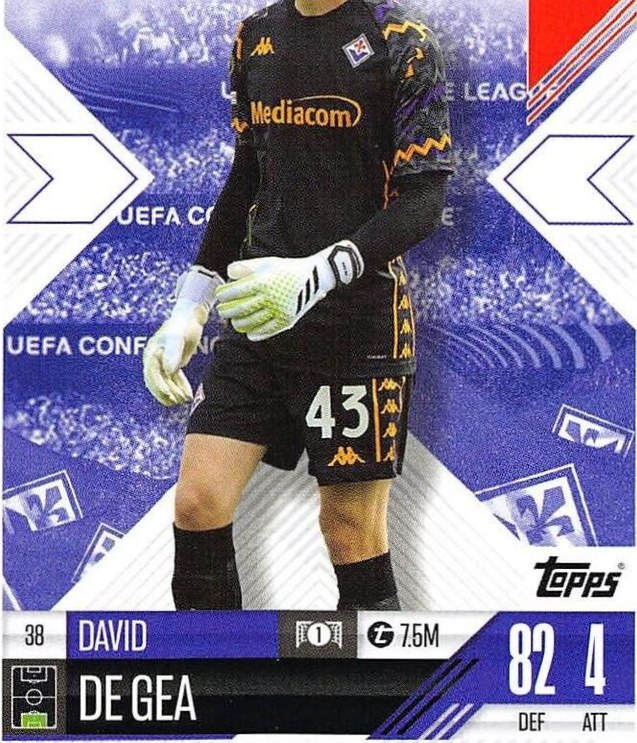 David De Gea 2024 Topps Match Attax UEFA Club Competitions Extra