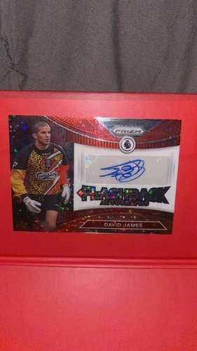 David James 2022 Panini Prizm Premier League Red
