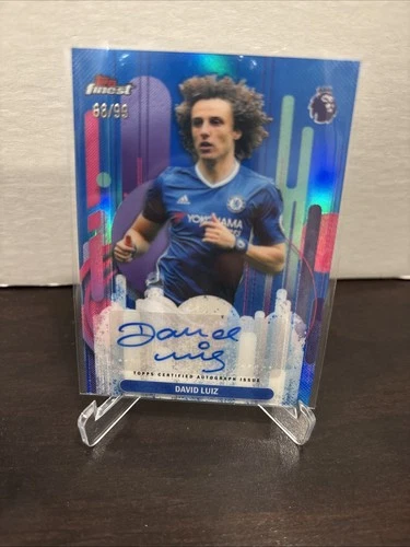 David Luiz 2026 Topps Finest Chrome Purple Refractor /99