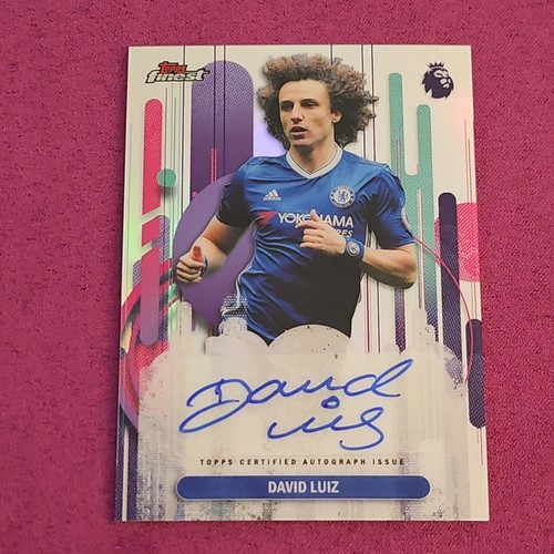 David Luiz 2026 Topps Finest Chrome Silver Refractor