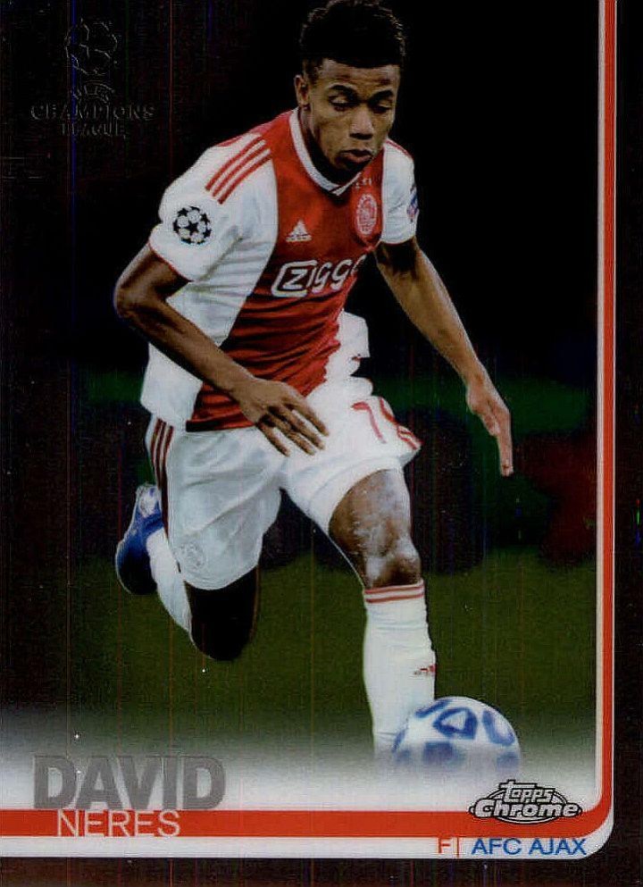 David Neres 2018 Topps Chrome UCC 9