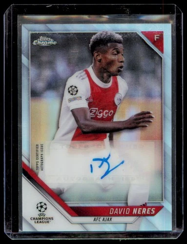 David Neres 2021 Topps Cromo UEFA Champions League