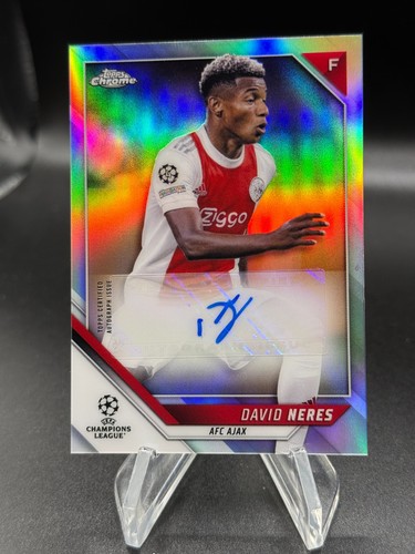 David Neres 2021 Topps Cromo UEFA Refractor