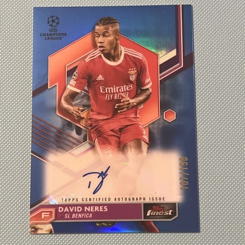 David Neres 2023 Topps Finest Blue /99