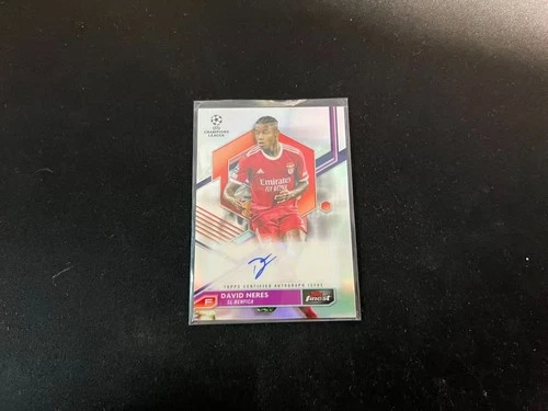 David Neres 2022 Topps Finest UEFA Plata #A-NE
