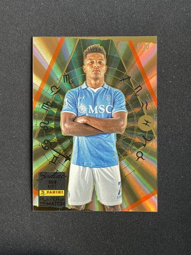 David Neres 2024 Panini Giocatore della partita Serie A Orange /20