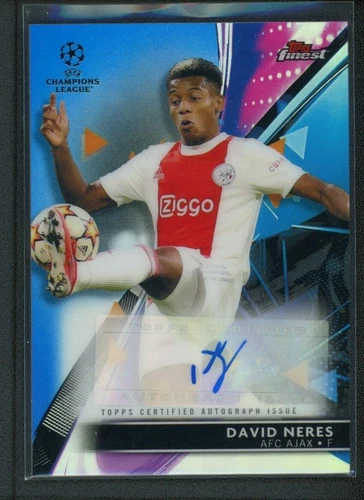 David Neres 2022 Topps Mejores Autógrafos de la UEFA Champions League 19/150
